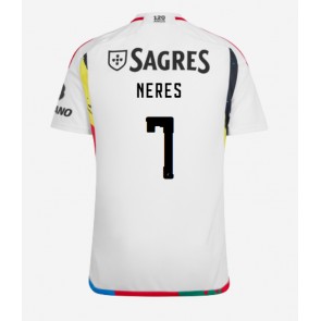 Maillot de foot Benfica David Neres #7 Troisième 2023-24 Manches Courte